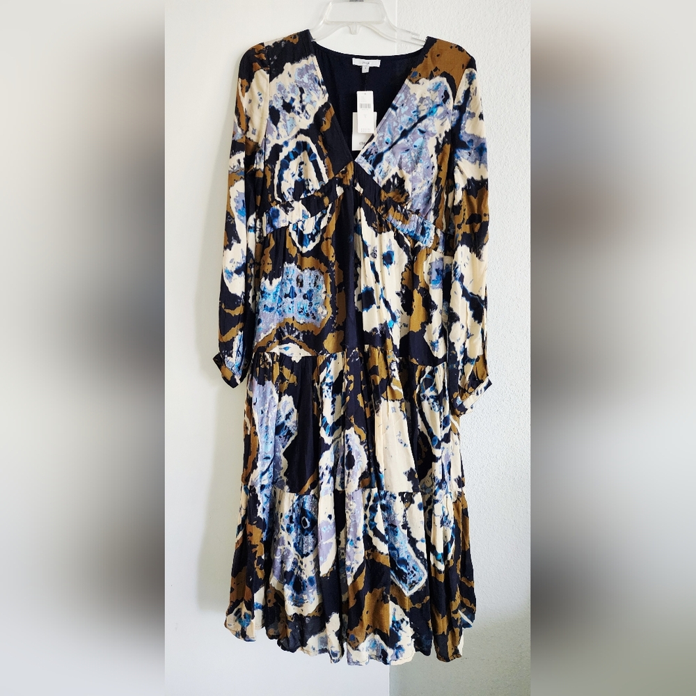 *NWT* Anthropologie | Othilia Arden | Tie-Dye Midi Boho Cotton Dress | Small - Picture 3 of 11